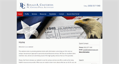 Desktop Screenshot of chattertoncpa.com